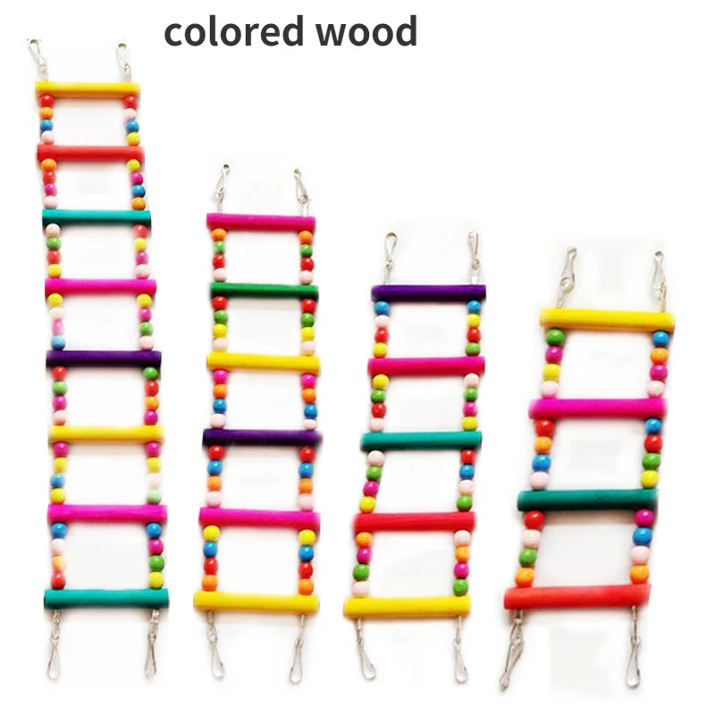 Colorful Hanging Cage Climbing Ladders