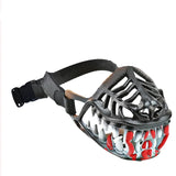 Halloween Costume Zombie Dog Mask Waterproof Muzzle