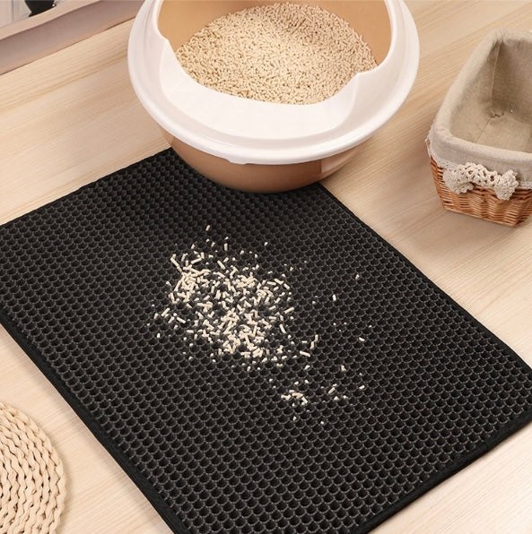 Double-Layer EVA Cat Litter Mat