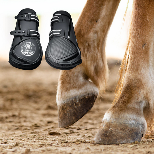 Horse Equestrian PU Boots Leg Guard