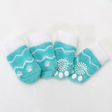 4Pcs Cute Pet Dog Socks