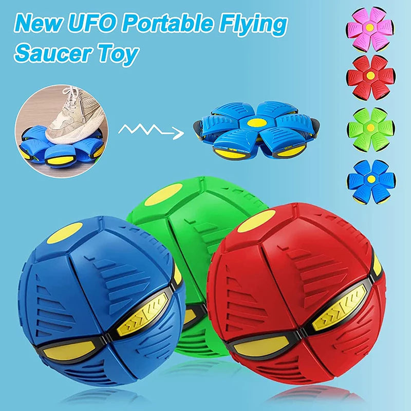 Futurism Saucer Ball Dog Toys