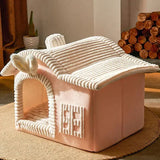 Foldable Dog House Kennel Bed Mat