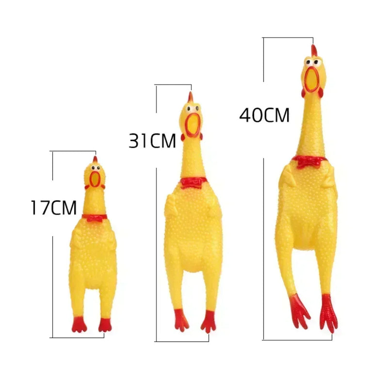 Pet Dog Squeak Toy: The Screaming Chicken