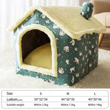 Foldable Dog House Kennel Bed Mat