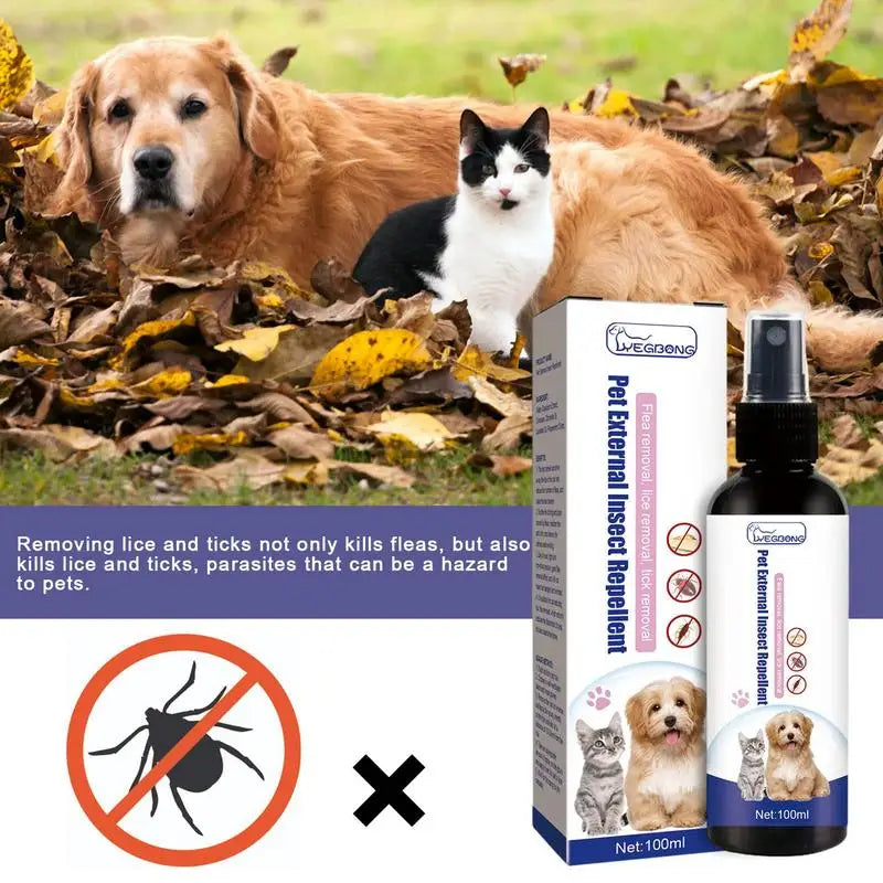 Pet Dog Cat Anti-Flea Drops