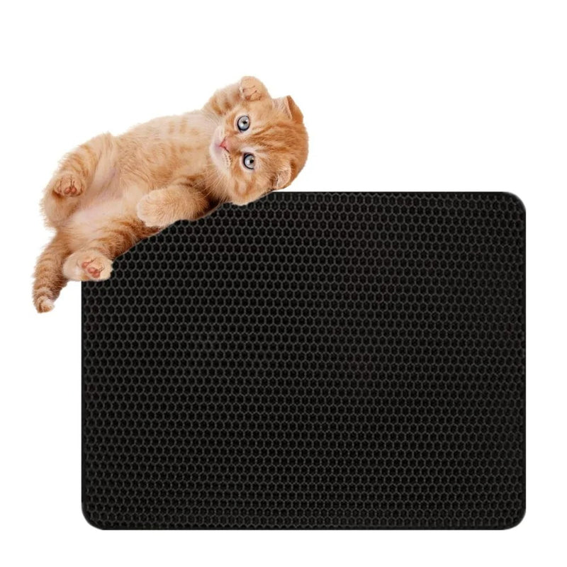 Double-Layer EVA Cat Litter Mat