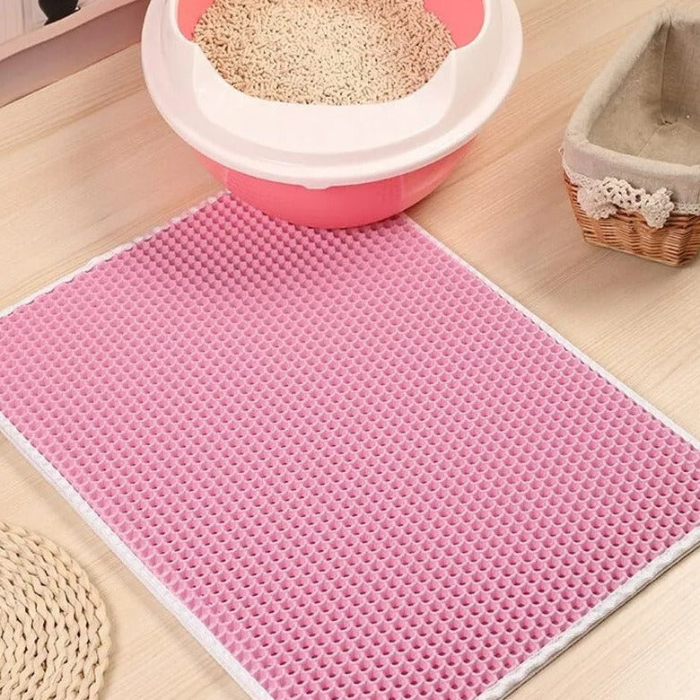 Double-Layer EVA Cat Litter Mat