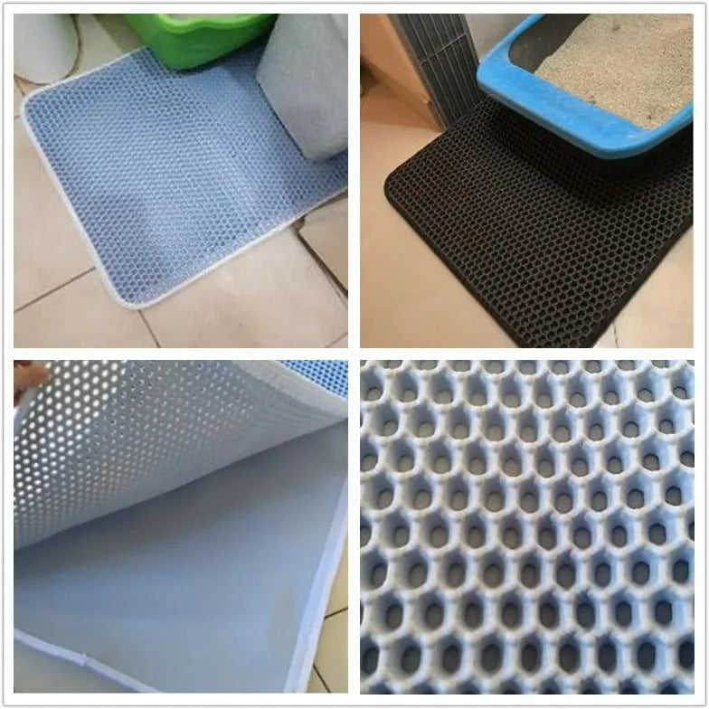 Double-Layer EVA Cat Litter Mat